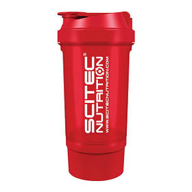 Шейкер Scitec Nutrition Shaker 500 мл 2-х компонентний, Red
