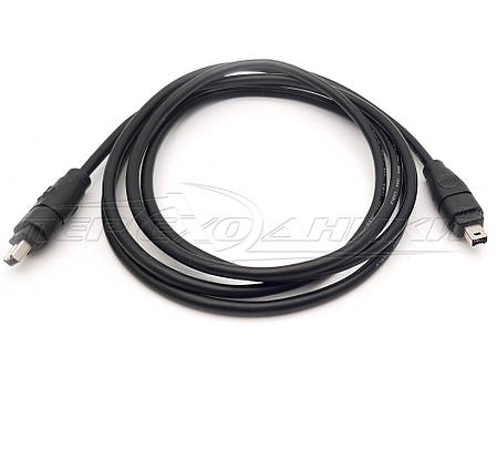 Кабель FireWire (IEEE 1394) 4p/4p, 1.5 м, чорний, фото 3