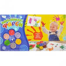 DANKO TOYS Пальчикові фарби Моя перша творчість 4 кольори