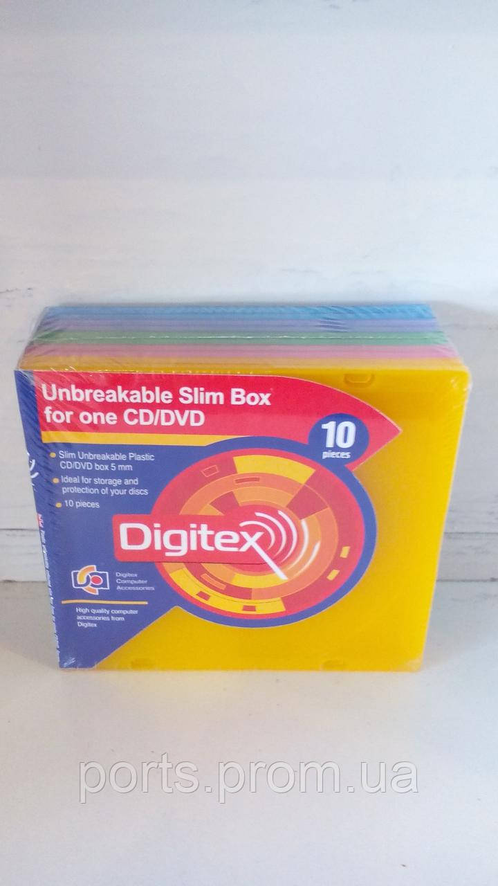Коробка DIGIBOX CD DVD CASE BOX SLIM COLOR Digitex небьющийся пластик - фото 7 - id-p1248948003
