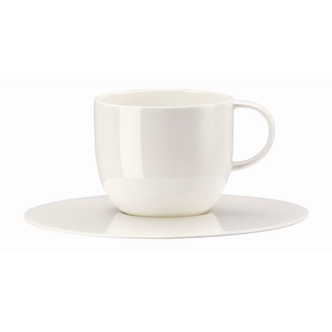 Чашка з блюдцем Rosenthal Brillance White 200 мл 10530-800001-14740