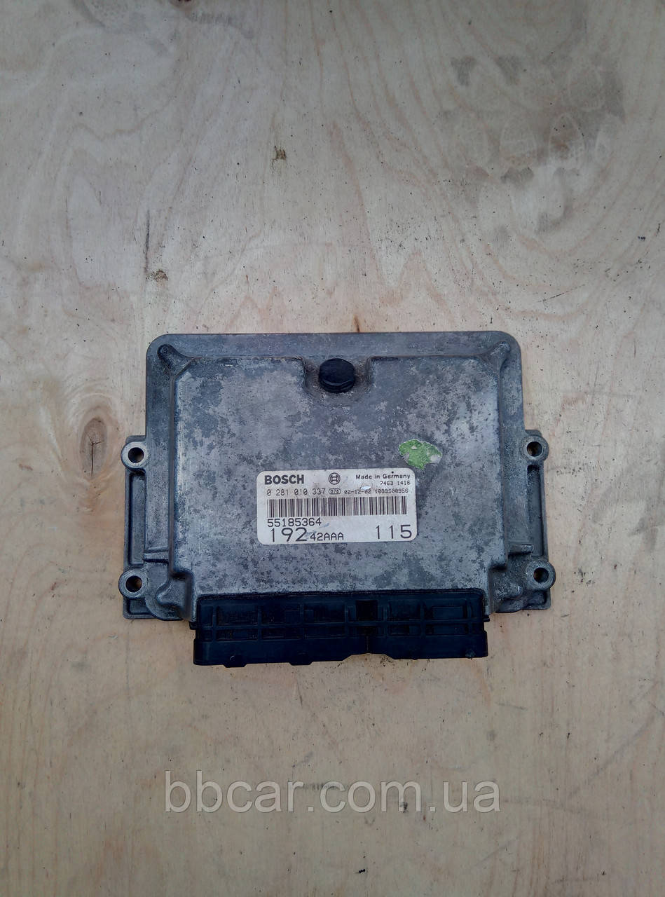 Блок управління двигуном Fiat Stilo 1.9 jtd Bosch 0 281 010 337 , 55185364