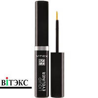 ВИТЭКС підводка для очей Liquid Eyeliner з м'якою кистю чорна матова 4ml