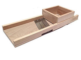 Дерев'яна шатківниця для капусти (3 ножі)