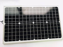 Сонячна панель 18V 30W монокристал (у рамці)