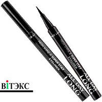 ВІТЕКС підводка-фломастер для очей All Day Long Superstay Eyeliner чорна суперстійка