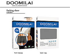 Чоловічі боксери (батал) стрейчеві з бамбука Марка «DOOMILAI» Арт.D-01411, фото 4