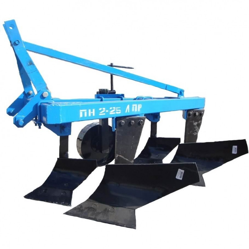 Двокорпусний плуг з передплужниками для мінітрактора ПН-2-25 ПР Л (лівий), фото 1