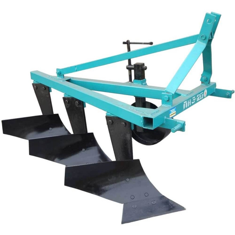 Трьохкорпусний плуг ПН-3-20 до мінітрактора, фото 1