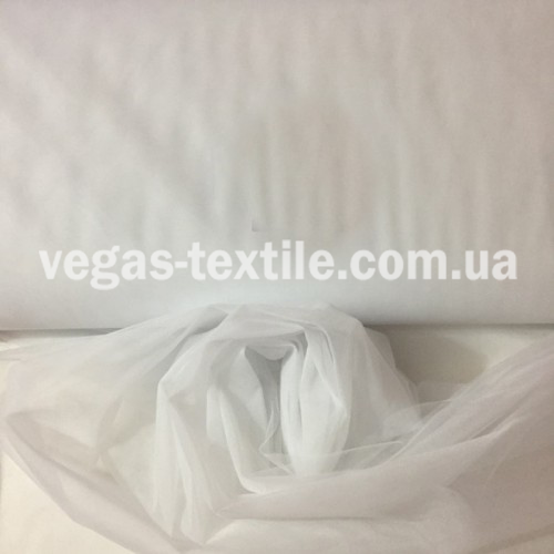 Тканина Євросітка (Єврофатин, Hayal Tul (Хаял)) Білий (ширина 3 м), фото 1