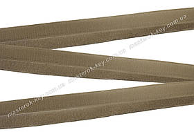 Липучка для одягу і взуття 2см колір Темно бежевий