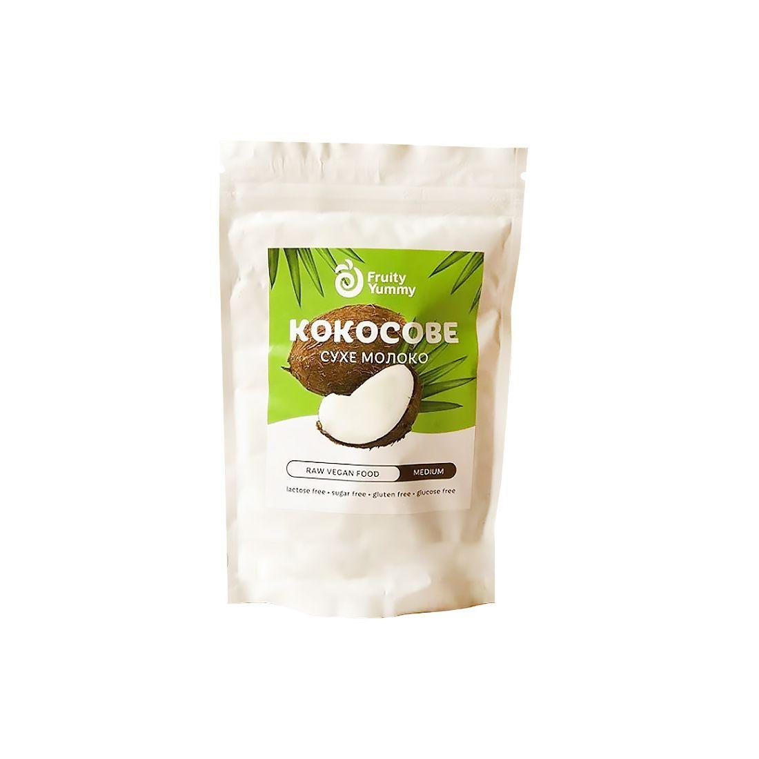 Молоко сухе кокосове Medium (64% жирності), 200 г FruityYummy