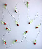 Підвіска-божі корівки на волосіні 160 см, фото 2