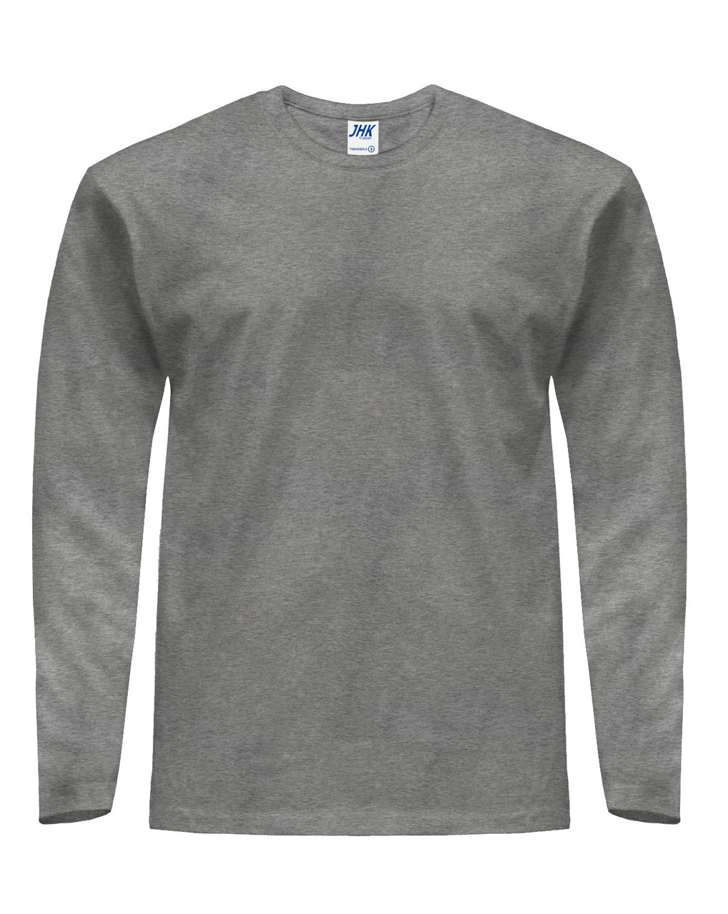 Чоловіча футболка JHK REGULAR T-SHIRT LS колір темно-сірий меланж (GM)