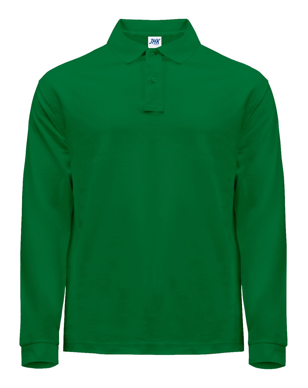 Чоловіча футболка-поло POLO REGULAR MAN LS зелений колір (KG)