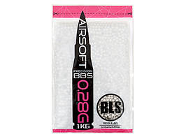 Кулі страйкбольні BLS Precision BB pellets 0.28 g - 1 кг - 3570 шт - White