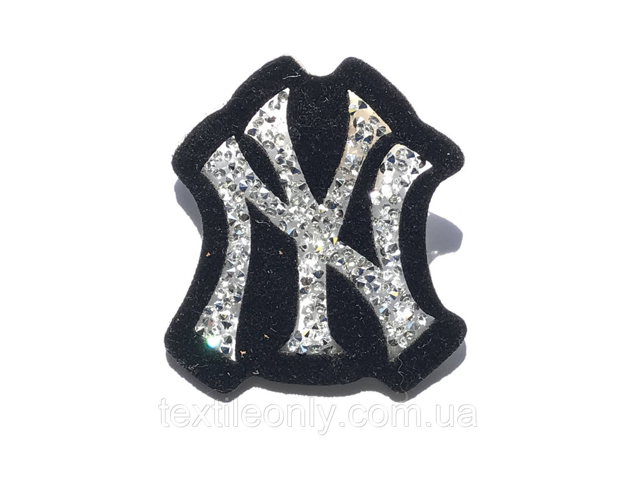Нашивка Нью-Йорк/ New York із камінням 55х55 мм