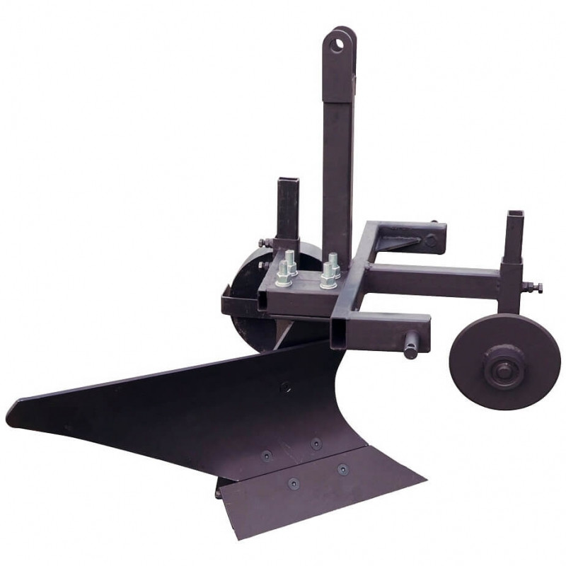 Однокорпусний плуг для мінітрактора ПЛ12 (з відрізним диском), фото 1