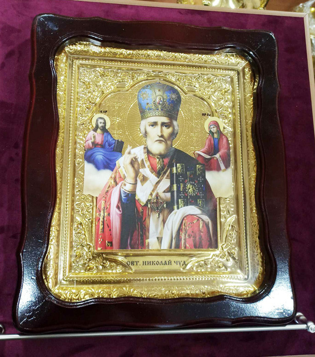 Ікона Микола Чудотворець 35х30см