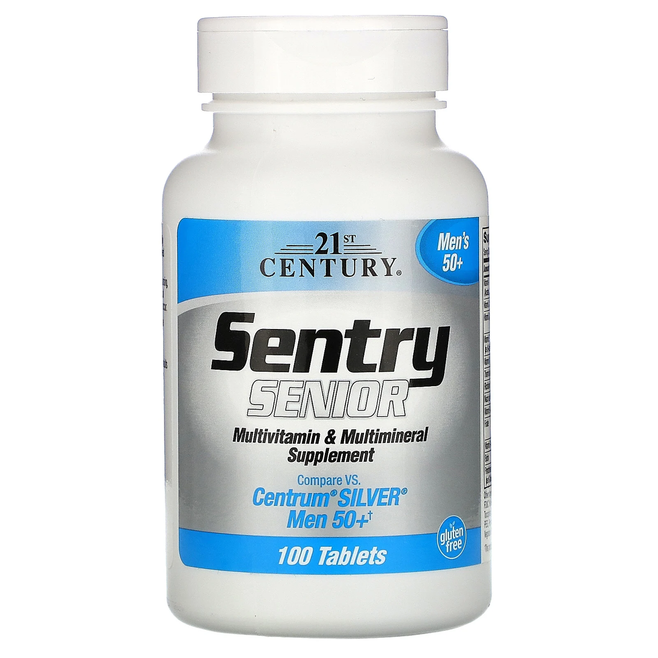 Вітаміни Sentry Senior Multivitamin & Multimineral Supplement Men 50+ 21st Century 100 таблеток, фото 1
