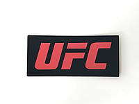Нашивка UFC красный 60х28 мм