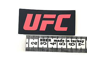 Нашивка UFC червоний 60х28 мм, фото 2