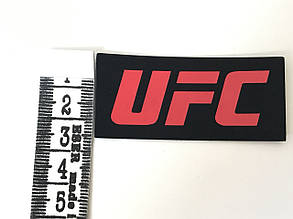 Нашивка UFC червоний 60х28 мм, фото 3
