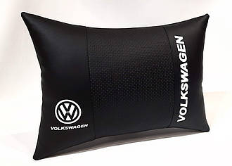 Подушка під спину в автомобіль Volkswagen чорна