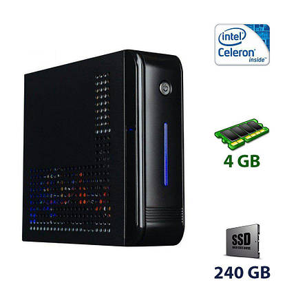 DTS E-3015 mini-ITX USFF/Intel Celeron J1900 (4 ядра по 2.0 — 2.42 GHz) / 4 GB DDR3 / 240 GB SSD / 120W, фото 1