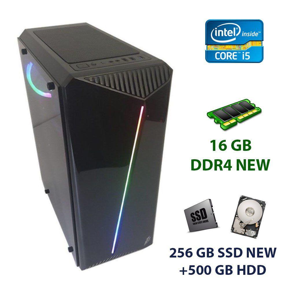 1st Player Rainbow-R3 Color LED Gaming Tower NEW / Intel Core i5-6500 (4 ядра по 3.2 - 3.6 GHz) / 16 GB DDR4