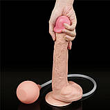 Фалоімітатор 10&#39;&#39; Squirt Extreme Dildo Flesh, фото 4