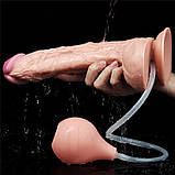 Фалоімітатор 10&#39;&#39; Squirt Extreme Dildo Flesh, фото 6