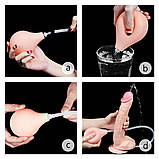 Фалоімітатор 10&#39;&#39; Squirt Extreme Dildo Flesh, фото 10
