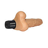 Реалістичний вібратор Real Feel Cyberskin Vibrator Flesh 8&#39;&#39;, фото 4