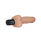 Реалістичний вібратор Reel Feel Flexi Vibrator Flesh 9", фото 3