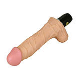 Реалістичний вібратор Reel Feel Flexi Vibrator Flesh 9", фото 4