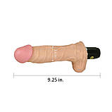 Реалістичний вібратор Reel Feel Flexi Vibrator Flesh 9", фото 7