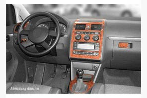 Накладки на панель Volkswagen Touran 2003-2010 Дерево Meric