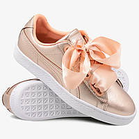 Кроссовки PUMA BASKET HEART COP 36673003 цвет - Золотой