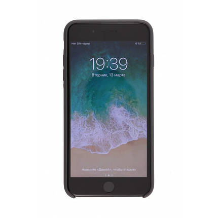 Чехол для iPhone 7 Plus/8 Plus brown (коричневый), силиконовый кейс на айфон 7/8 + (плюс), фото 2