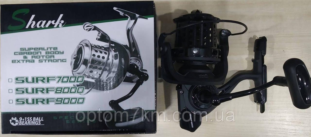 Котушка Shark Surf 7000FD 9+1bb Carbon