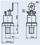 Тиристор оптронний ТО142-80-10 (оптотиристор), фото 2