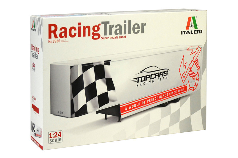 Гоночний трейлер в масштабі 1/24. ITALERI 3936