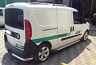 Боковые подножки (Line) Fiat Doblo Nuovo 2010+