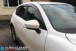 Дефлектори вікон (вітровики) 6 шт. Mazda CX5 2011-2016 (Autoclover D090), фото 2