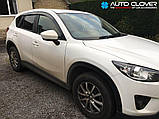 Дефлектори вікон (вітровики) 6 шт. Mazda CX5 2011-2016 (Autoclover D090), фото 3