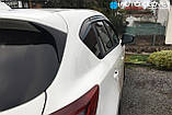 Дефлектори вікон (вітровики) 6 шт. Mazda CX5 2011-2016 (Autoclover D090), фото 5