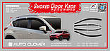 Дефлектори вікон (вітровики) 6 шт. Mazda CX5 2011-2016 (Autoclover D090), фото 6