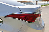 Хром накладки на стопи Hyundai Elantra MD 2010-2012 (Autoclover B701), фото 2