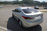 Хром накладки на стопи Hyundai Elantra MD 2010-2012 (Autoclover B701), фото 9